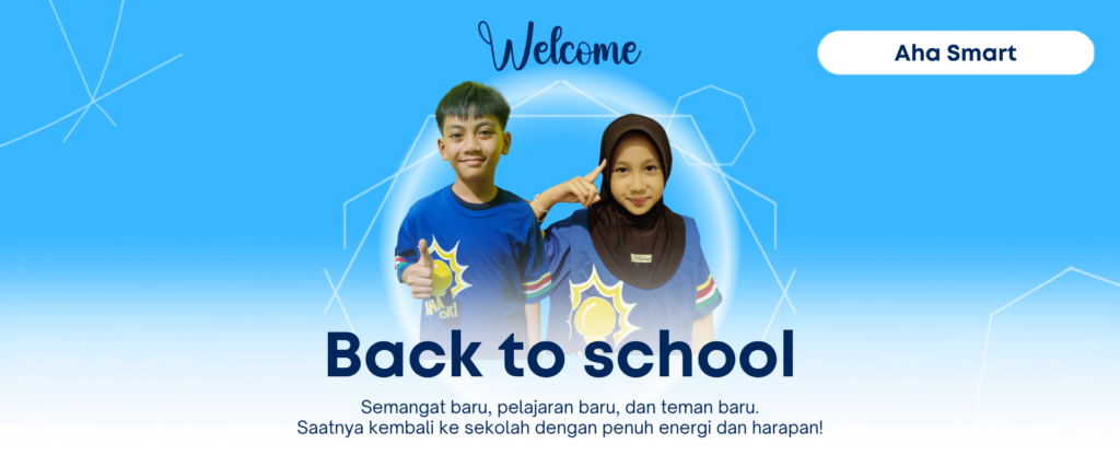 biru dan putih modern back to school instagram post